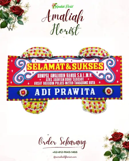Papan Bunga Ucapan Selamat Siremeng
